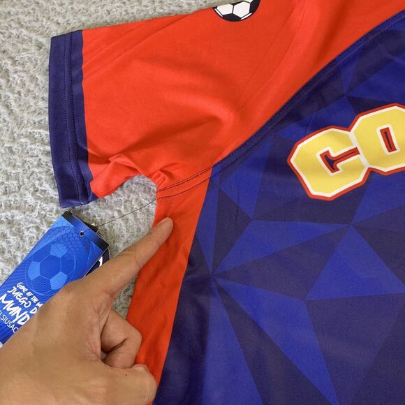 Colombia Soccer Shirt Mens Medium Jersey Replica Futbol Chamisa Xcelsius Active - Picture 13 of 14